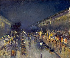 Boulevard Montmartre yöllä